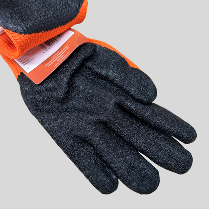 LARGE Thermal Work Gloves – Topaz Cool | Crinkle Latex Grip