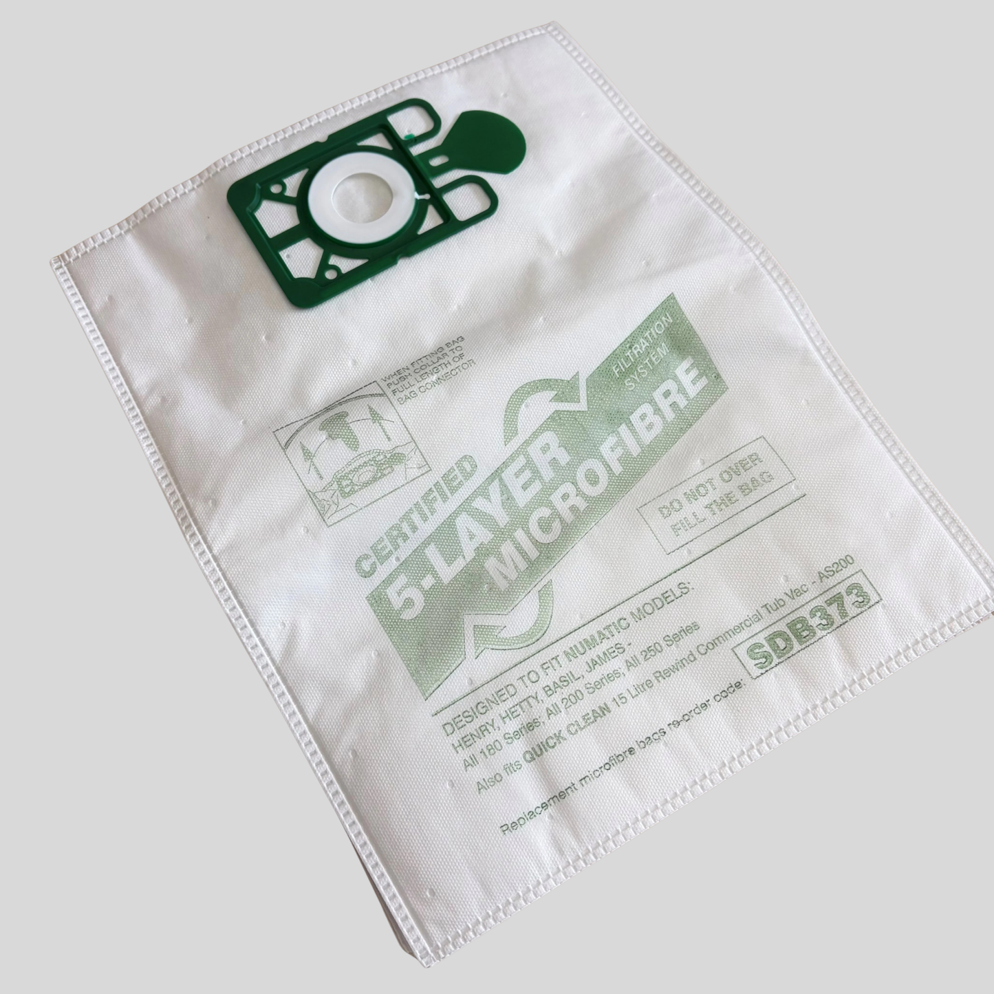 Microfibre Vacuum Bags for Henry, Hetty & James – Pack of 10