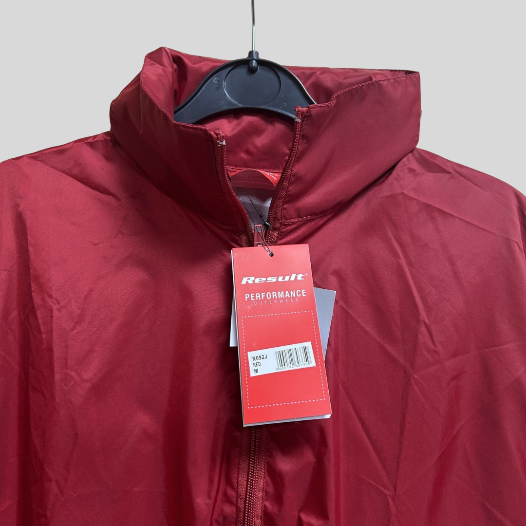 7–8 Years Red Rain Activewear Coat & Bag – Result R092J (Medium)