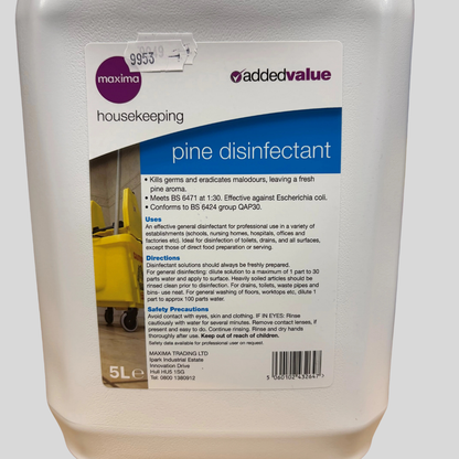 Maxima Housekeeping Pine Disinfectant 5ltr
