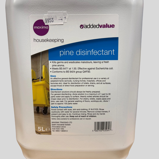 Maxima Housekeeping Pine Disinfectant 5ltr