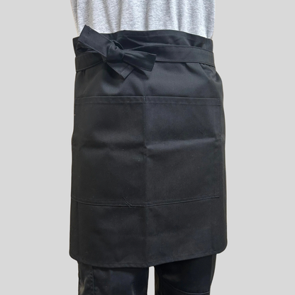 Black Bib Apron with Pocket – HARVEYS AP61 Pre-Production Sample (One Size)
