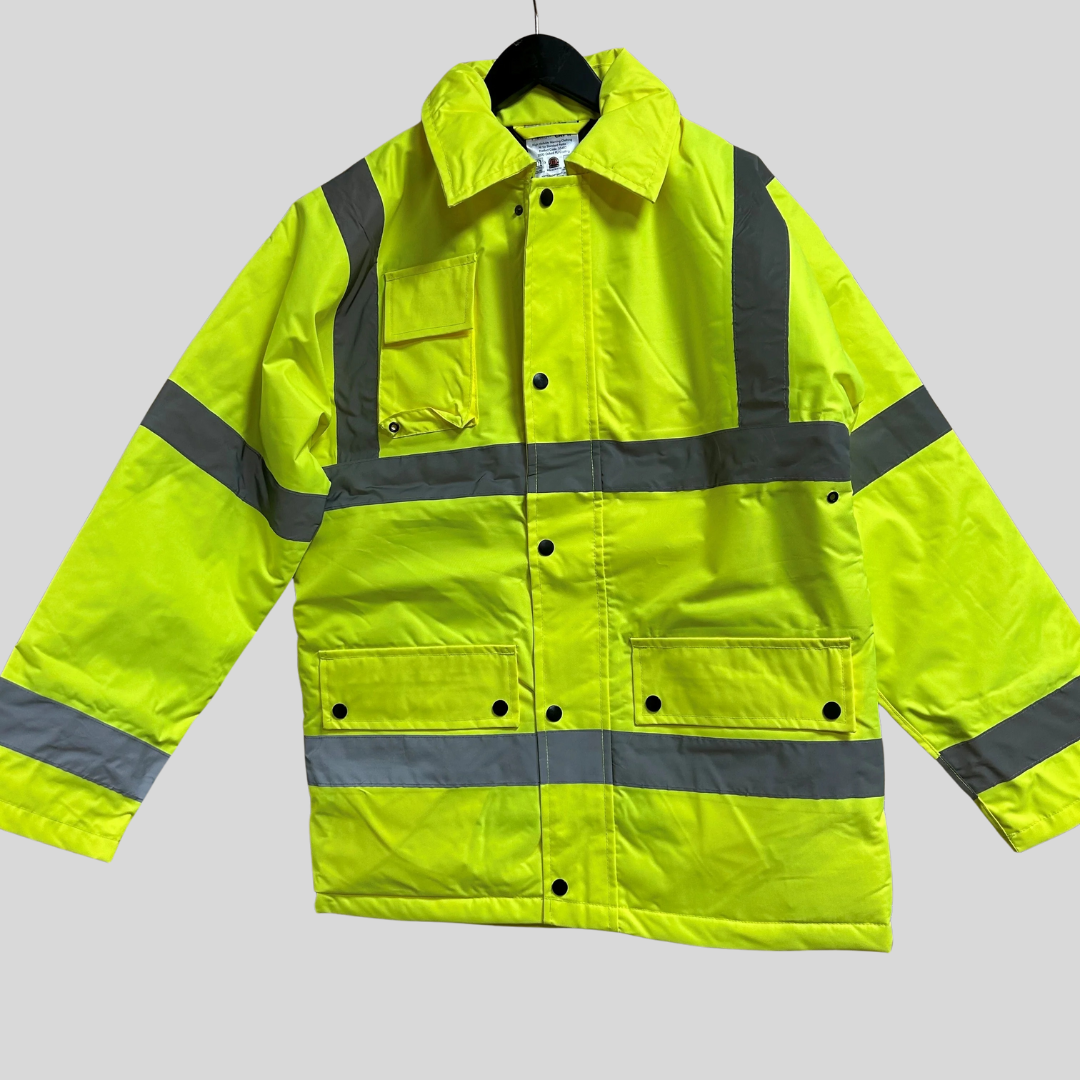 Large Yellow Hivis Parka Jacket