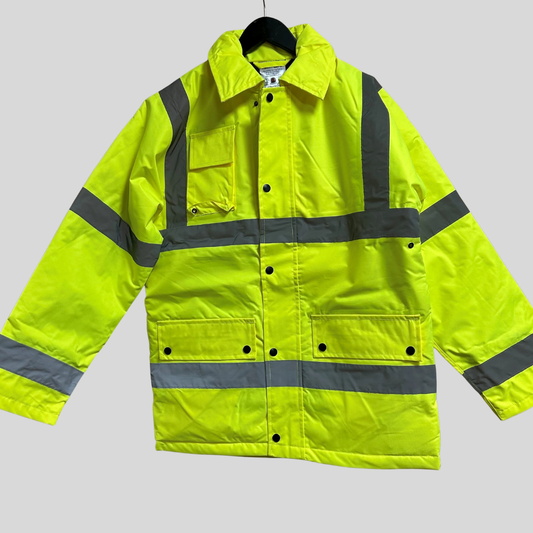 Large Yellow Hivis Parka Jacket