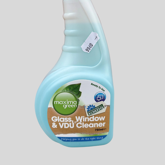 Maxima Green Glass, Window & VDU Cleaner 750ml