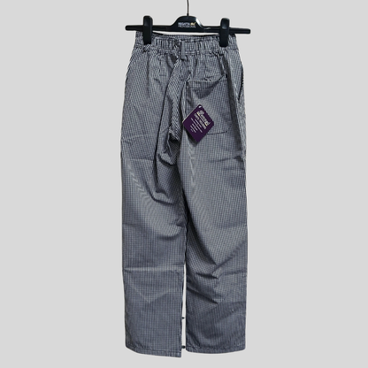 XSmall Black & White Chefs Trousers DC03