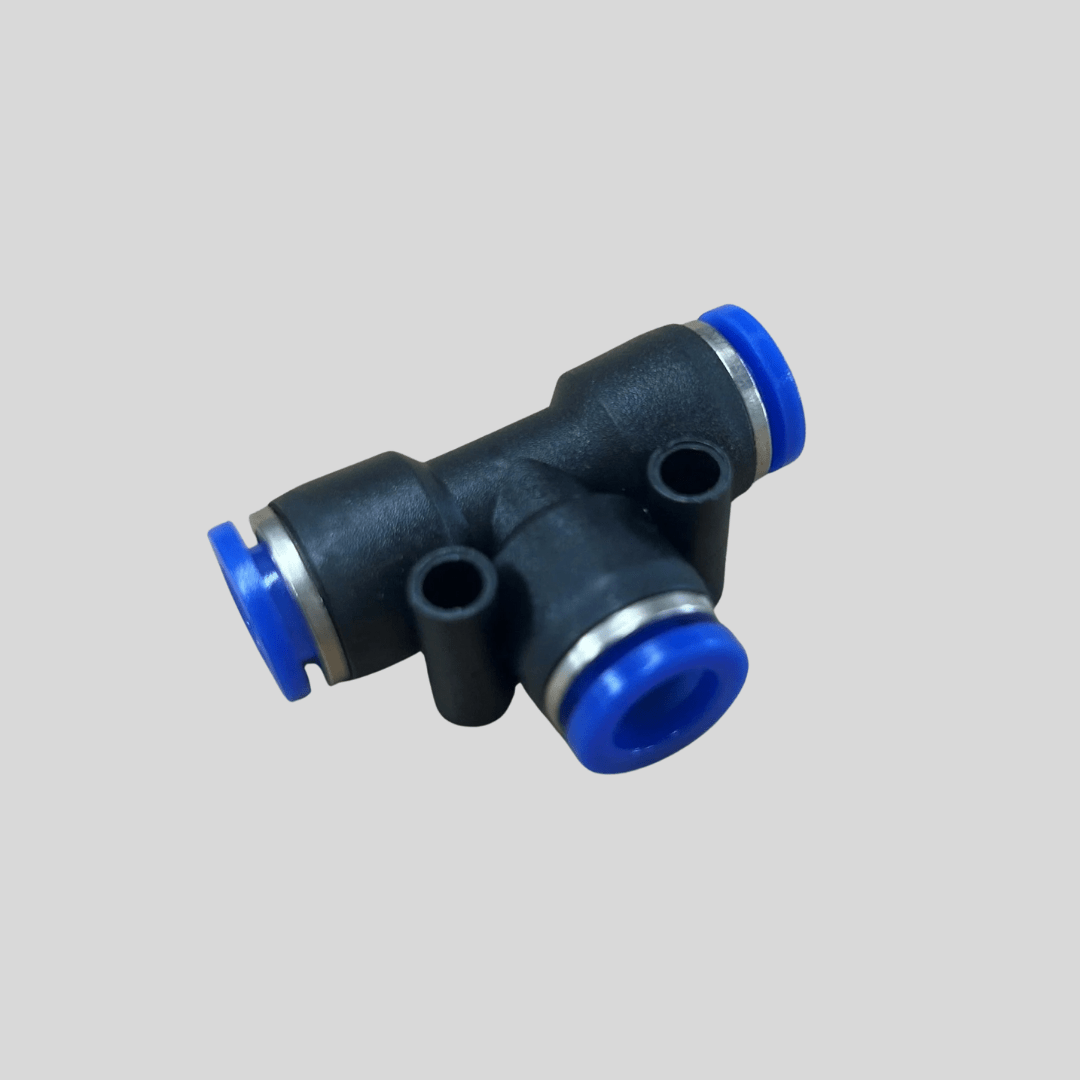 10mm to 6mm Push Fit Reducing Tee PF100610T - Cleaning Products UK