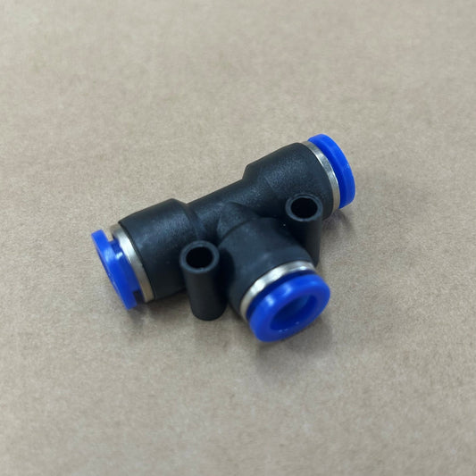 10mm to 6mm Push Fit Reducing Tee PF100610T - Cleaning Products UK