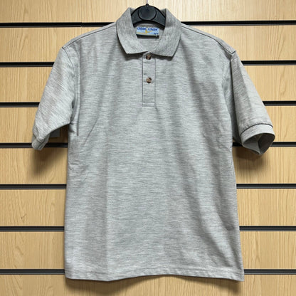 11 - 12 Years Heather Grey Penthouse Polo Shirt Blue & Max - Cleaning Products UK