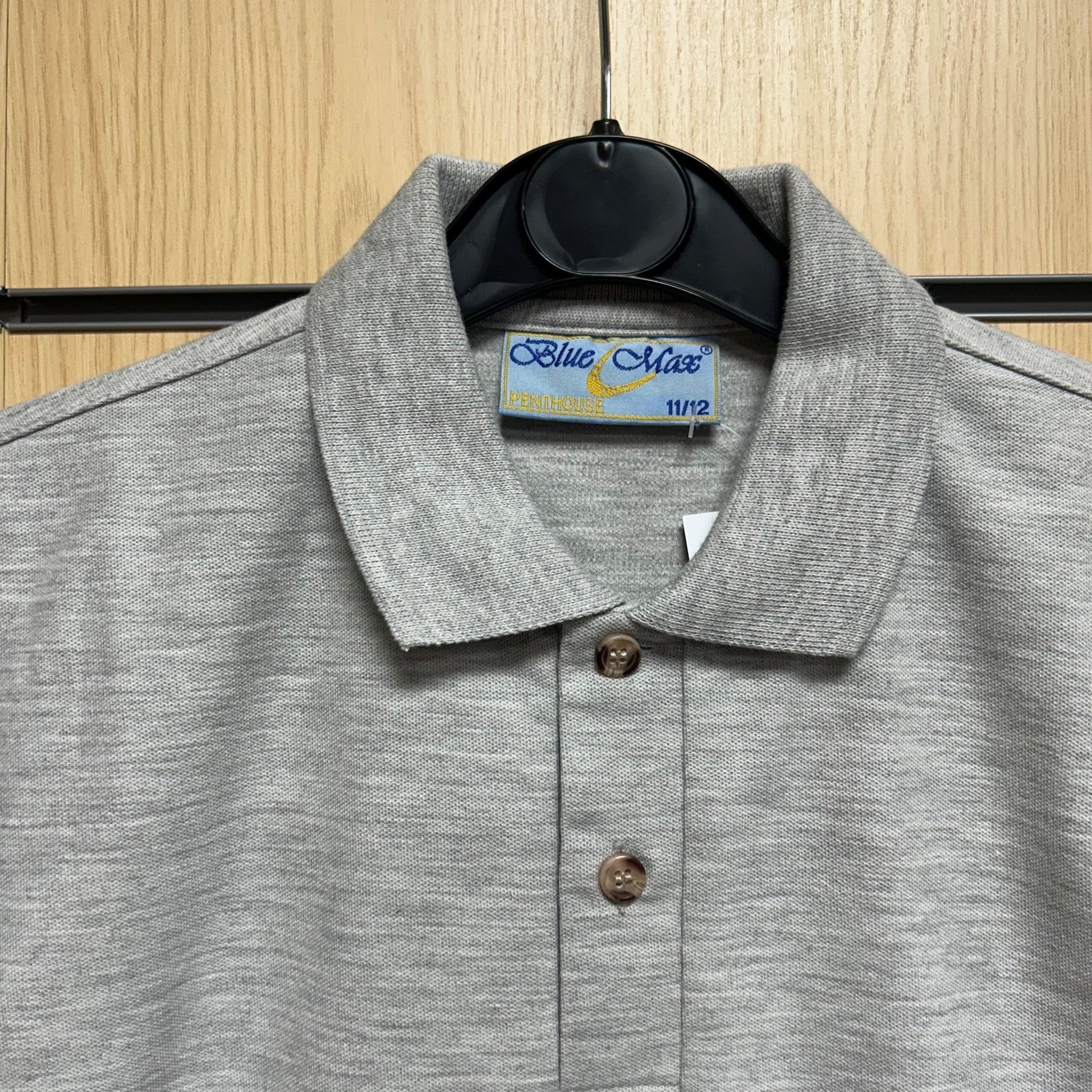 11 - 12 Years Heather Grey Penthouse Polo Shirt Blue & Max - Cleaning Products UK