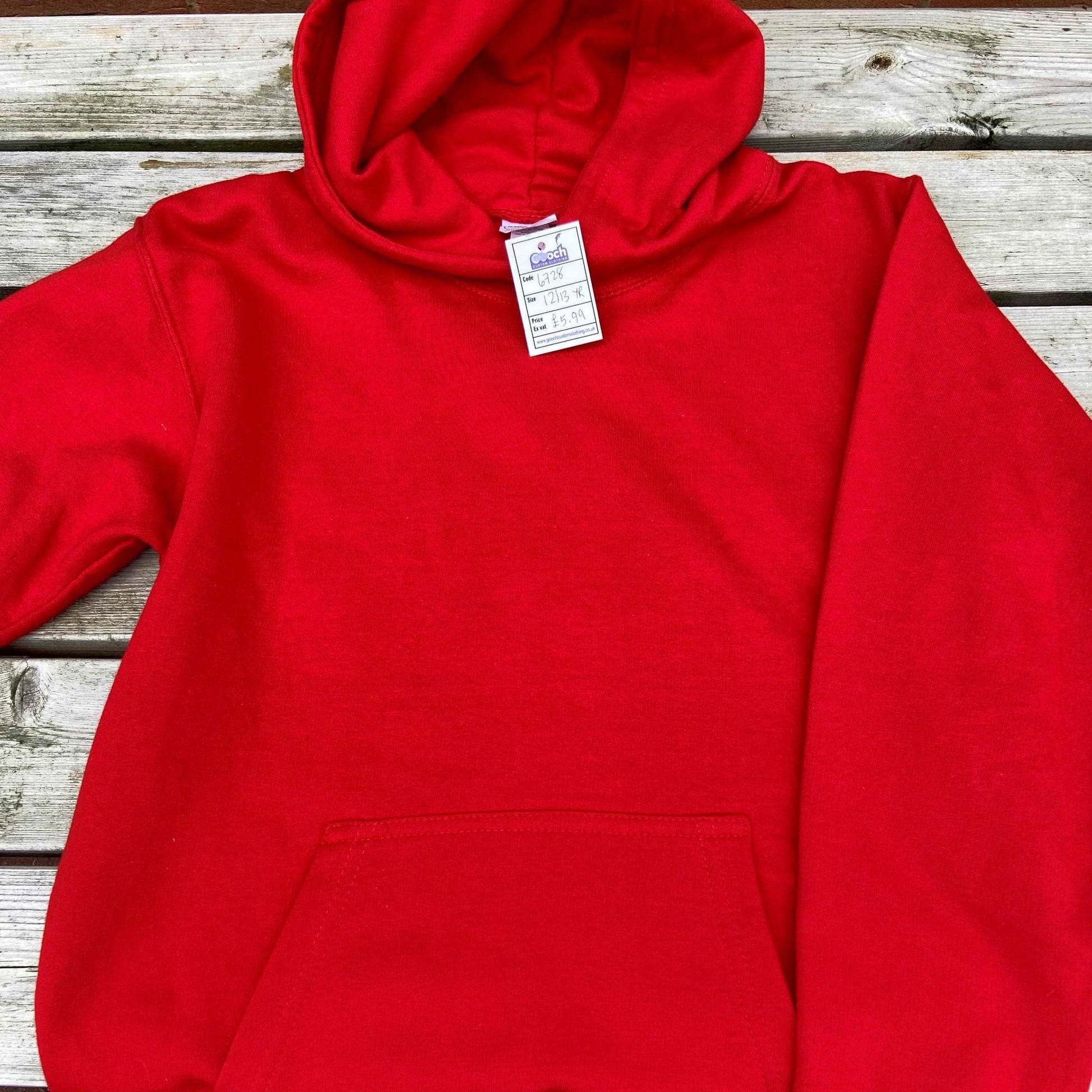 12/13yr Red Hoodie - Cleaning Products UK