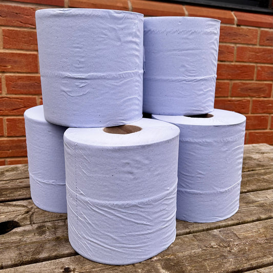 2ply Blue Roll Pack of 6