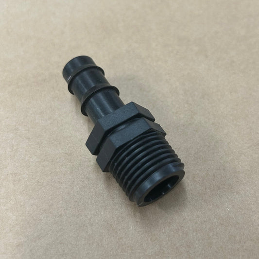 20 - 20 - 02 Barbed Connector 16mm x 0.50inch M - Cleaning Products UK