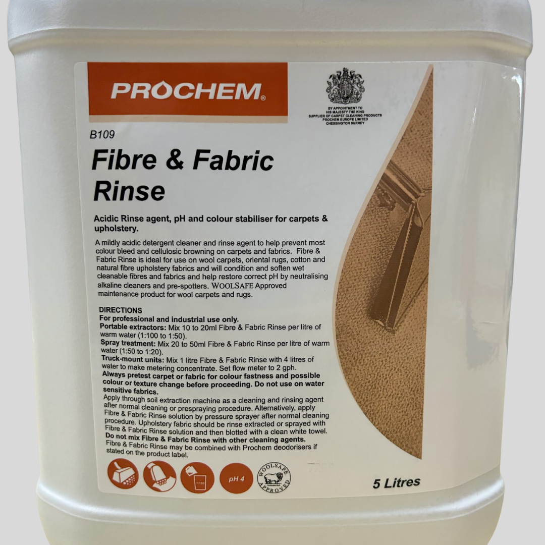 Fibre & Fabric Rinse 5ltr