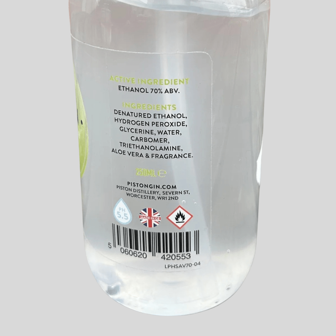 250ml Alcohol Hand Sanitiser - Cleaning Products UK