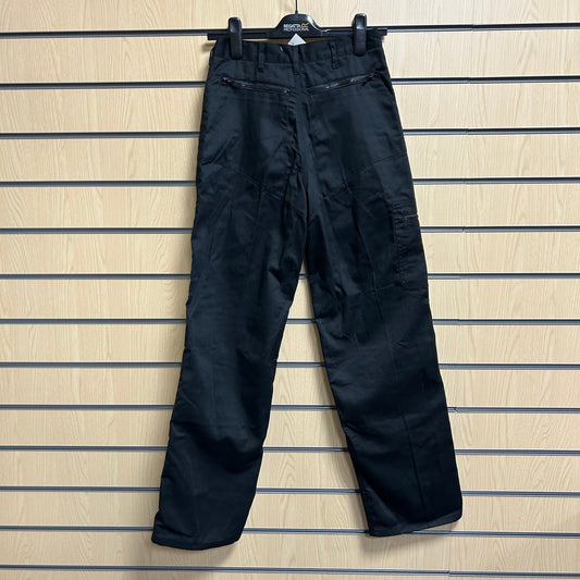 28" Reg Action Trousers Black (Extra Pockets) - Cleaning Products UK