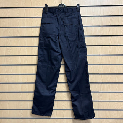 30" Long Combat Trouser Navy - 245Gsm - Velcro Pockets - Cleaning Products UK
