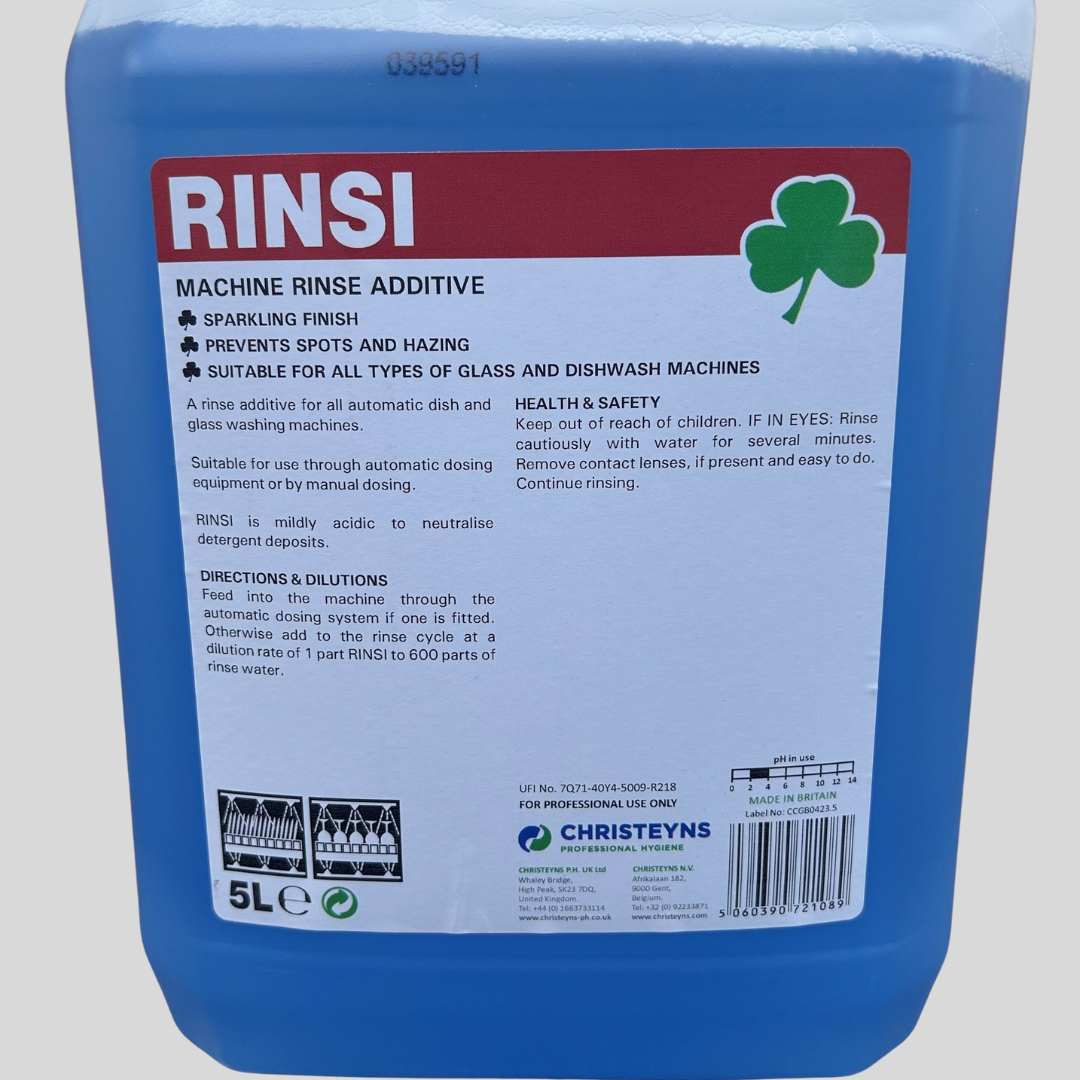 RINSI Machine Rinse Additive 5ltr