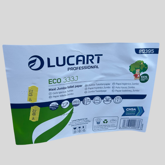 Maxi Jumbo Toilet Rolls – Pack of 6 Rolls - ECO 333J
