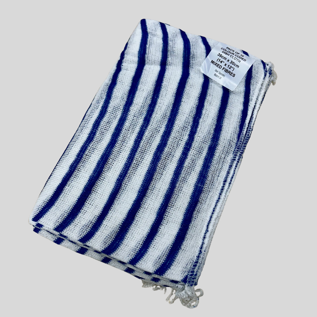 Blue Hygiene Colour Coded Dishcloth PK 10