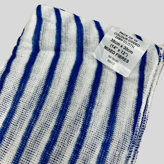 Blue Hygiene Colour Coded Dishcloth PK 10