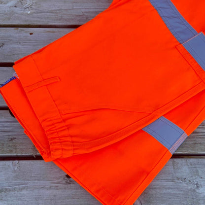 34 - 38" Orange Hivis Trousers - Cleaning Products UK