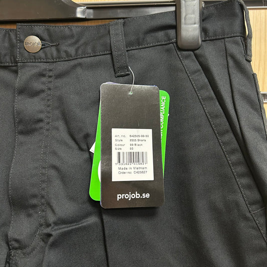 34" Black ProJob Shorts - Cleaning Products UK