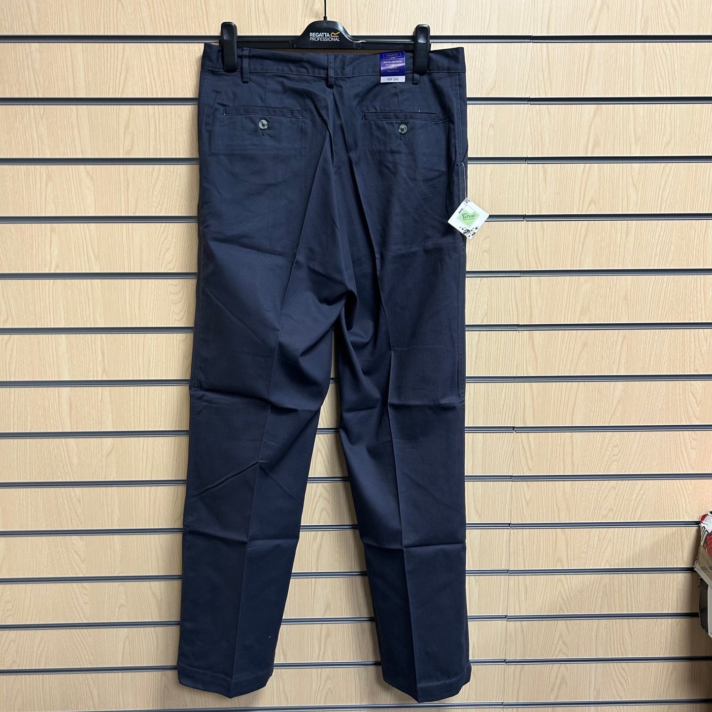 34" Navy Chinos Henbury H600 - Cleaning Products UK