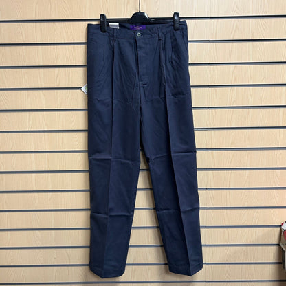 34" Navy Chinos Henbury H600 - Cleaning Products UK
