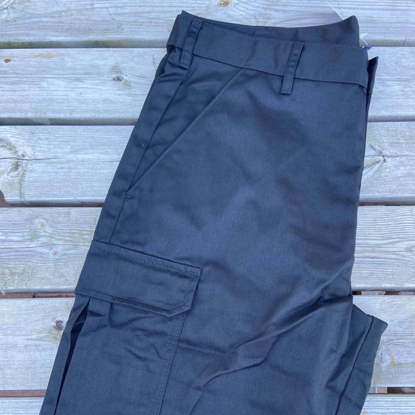 34" Regular Black Combat Trousers - Cleaning Products UK