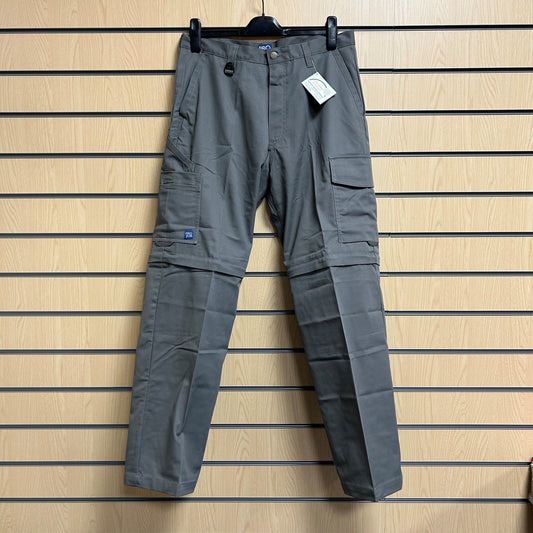 34" Regular ProJob Grey zip off legs work trousers - Cleaning Products UK