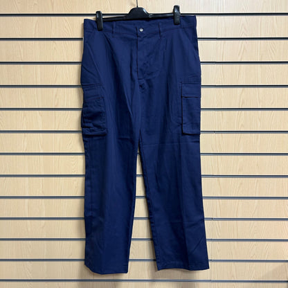 36" Regular Navy Trousers - Cleaning Products UK