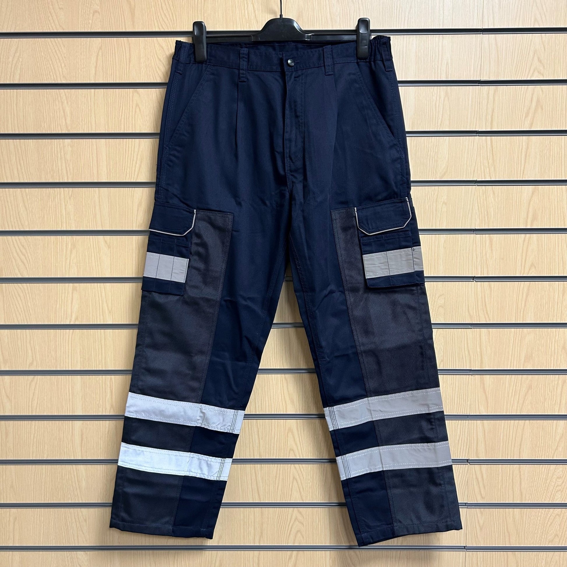 36" Short Vulture Ballistic Trousers Navy - Cleaning Products UK