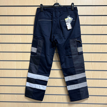 36" Short Vulture Ballistic Trousers Navy - Cleaning Products UK