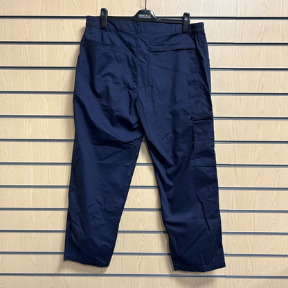 38" Short Navy Regatta Elastic Work Trousers - Cleaning Products UK