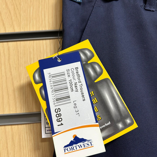 40" Navy Trousers - Cleaning Products UK