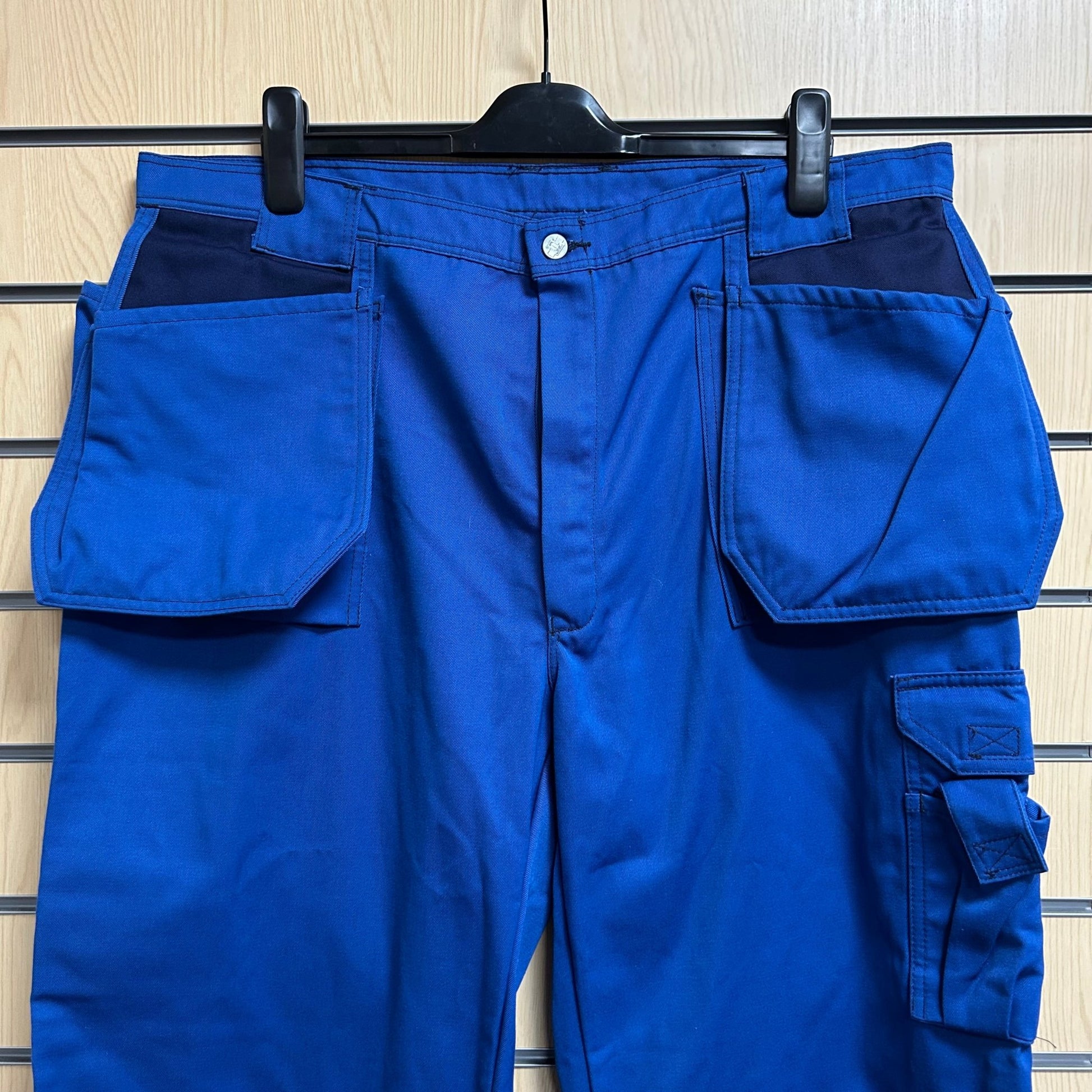 42" Royal Blue Trousers with Extra Pockets - Cleaning Products UK
