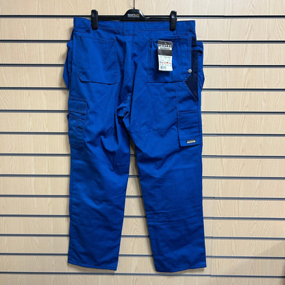 42" Royal Blue Trousers with Extra Pockets - Cleaning Products UK
