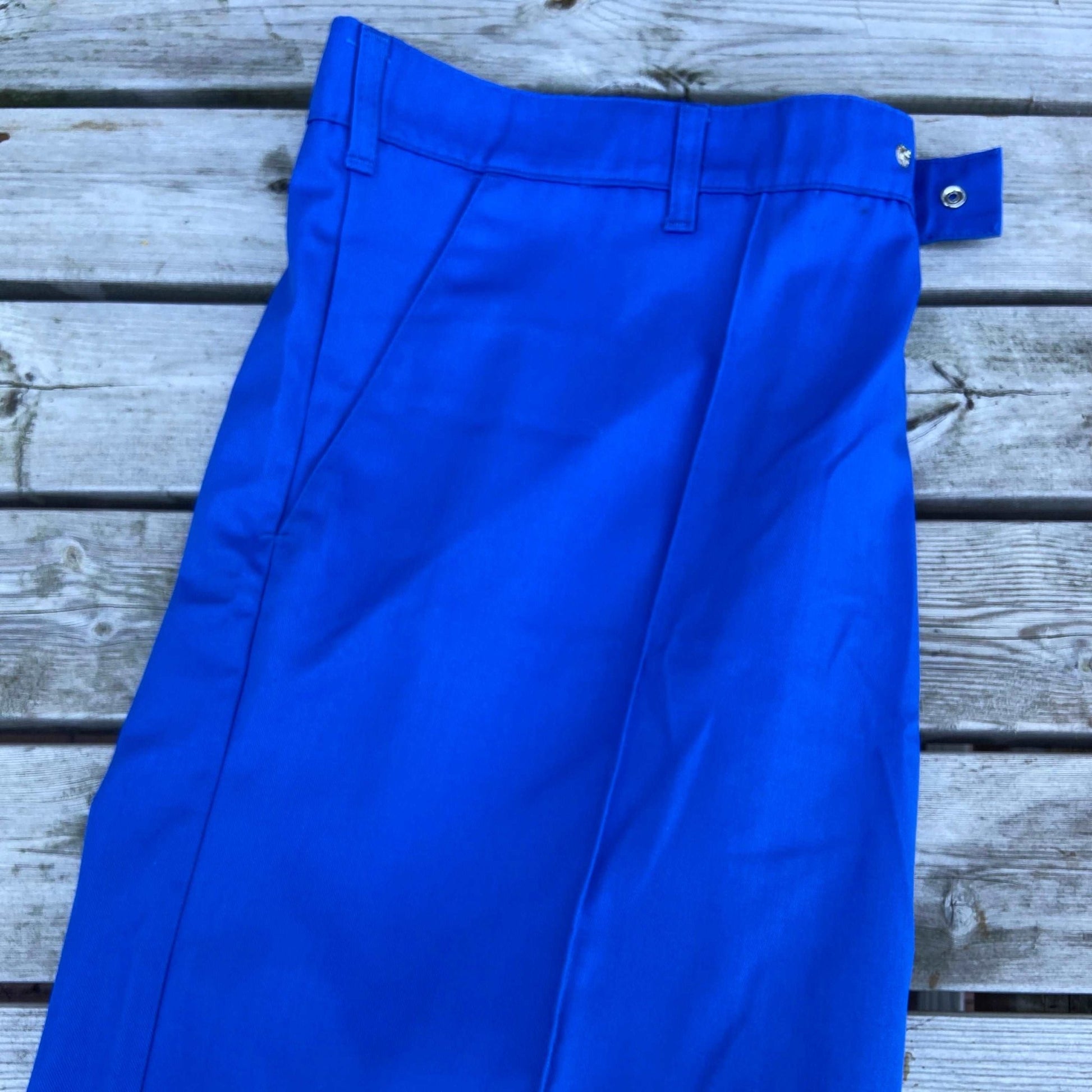 42" Royal Blue Trousers with Poppers - Cleaning Products UK