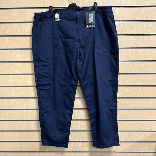 46" Regular Navy Regatta Elastic Work Trousers - Cleaning Products UK