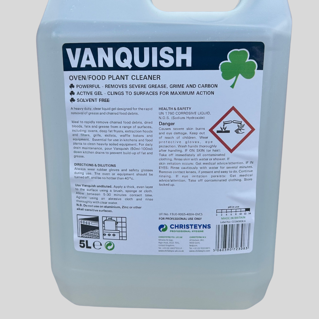 Vanquish Heavy Duty Oven Cleaner 5ltr