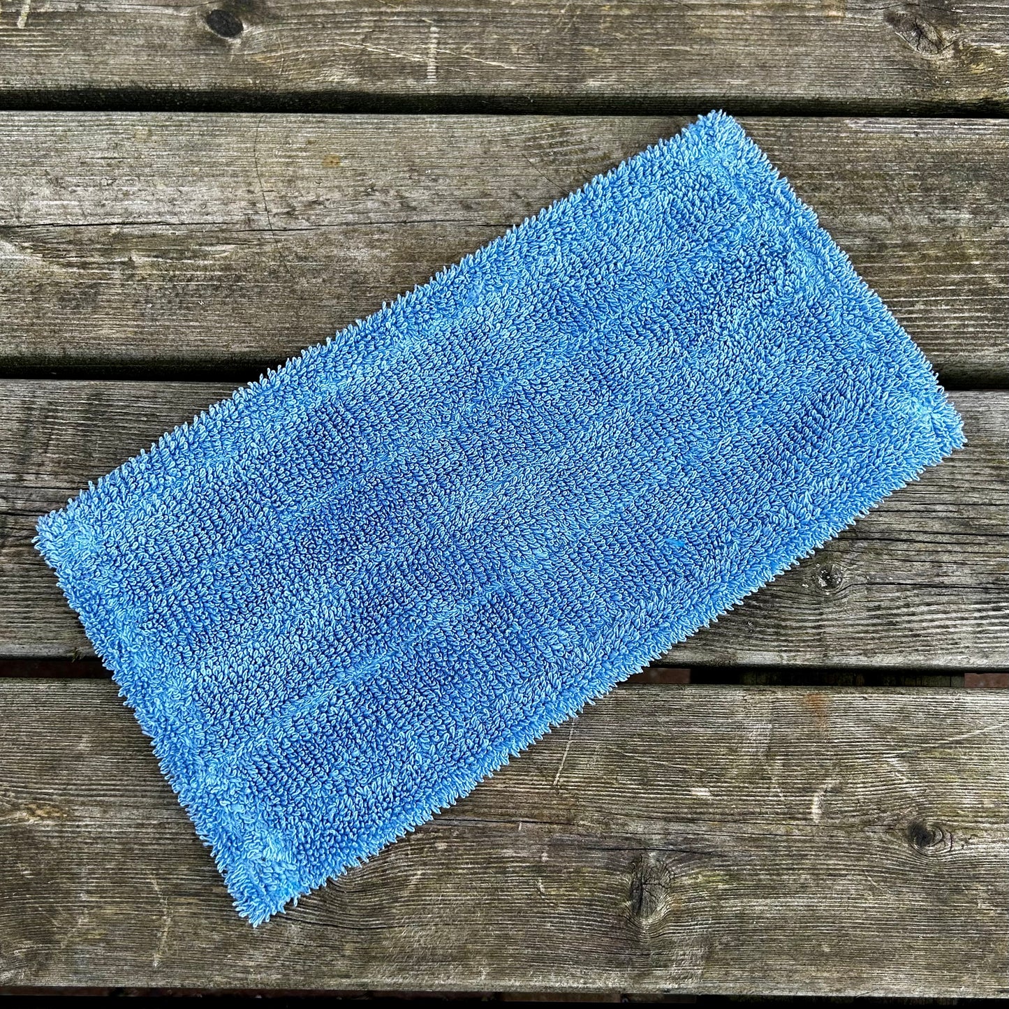 30cm Microfibre Blue Flat Mop