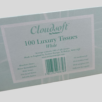Cloudsoft Luxury Facial Tissues – 100 Sheets 2ply