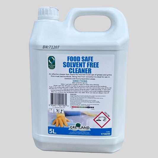 Food Safe Solvent Free Cleaner 5ltr
