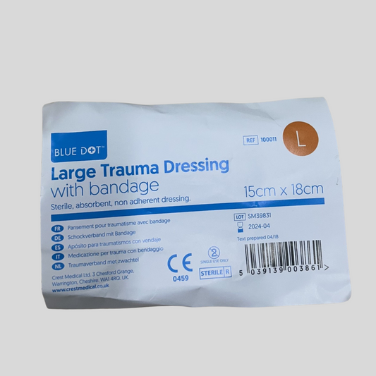 Trauma Medium Dressing Flow Wrapped 15x18cm