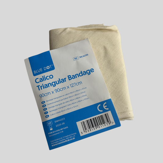 Triangular Bandage Calico Unhemmed 90x90x127cm