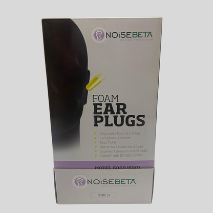 Foam Earplugs Box 200 Pairs