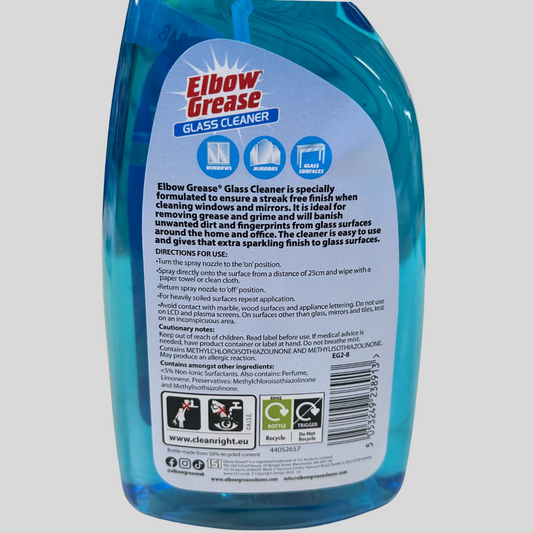 Elbow Grease Glass Cleaner 500ml