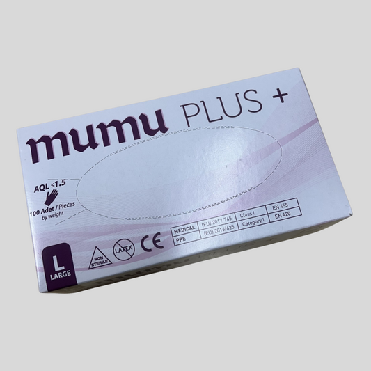Large Nitrile Gloves "MUMUPLUS" PK 100