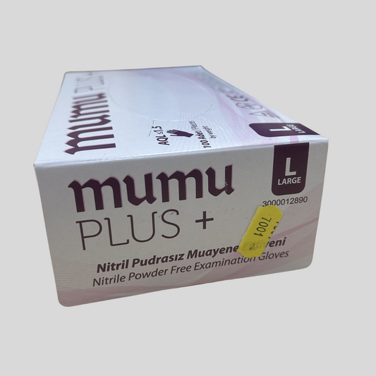 Large Nitrile Gloves "MUMUPLUS" PK 100